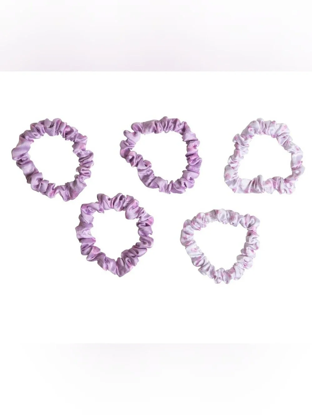NWT Goody x LoveShackFancy Limited Edition Skinny Satin Scrunchie Set 5 Pk